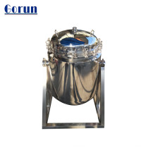 Stainless steel bag filter for water treatment